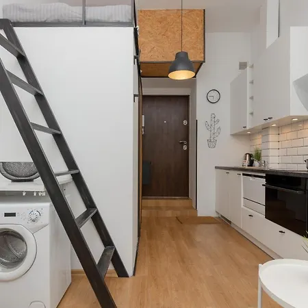 Sweet Studio Wola For 2 Guests With Loft Bed By Renters